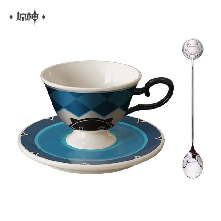 Lynette Impression Afternoon Tea Cup and Saucer Set | Genshin Impact Merch | Hoyoverse Merch