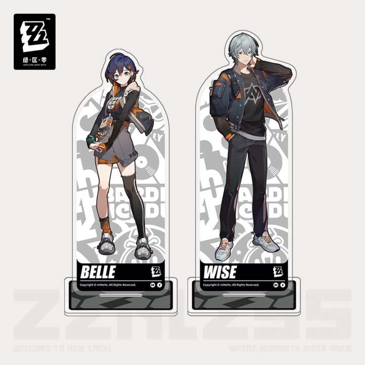 Belle + Wise Acrylic Stand [Random Play] | Zenless Zone Zero Merch