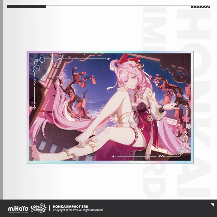 Elysia Peachy Spring Acrylic Paper | Honkai Impact 3rd Merch