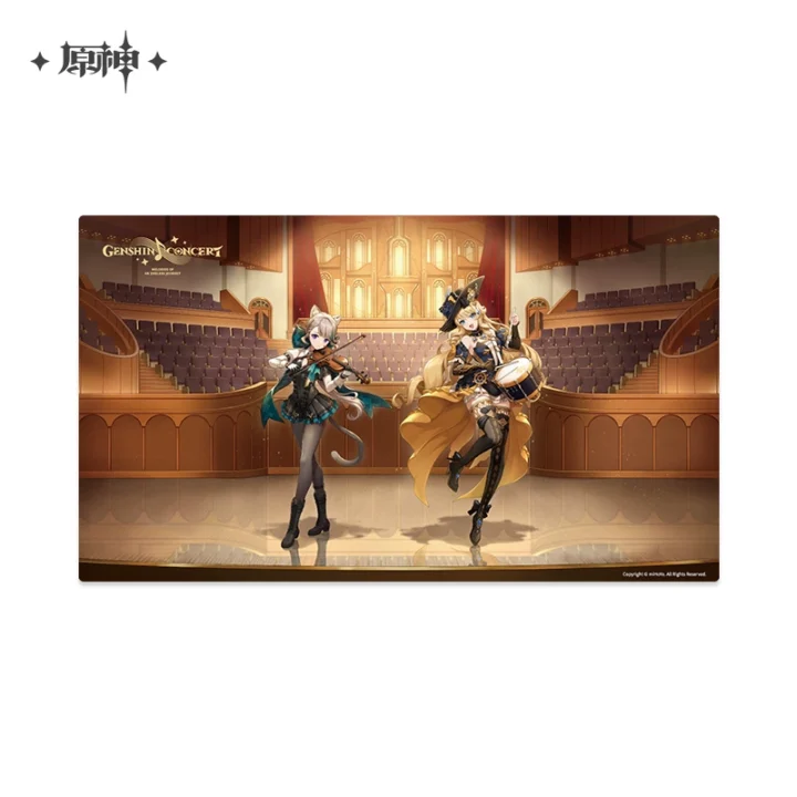 Genshin Concert Endless Sonata Navia and Lynette Badge, Stand and Mouse Pad | Genshin Impact