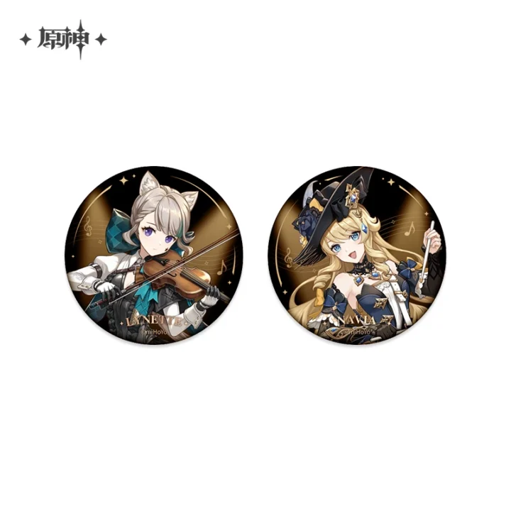 Genshin Concert Endless Sonata Navia and Lynette Badge, Stand and Mouse Pad | Genshin Impact