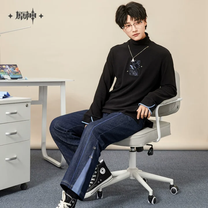 Ganyu Impression Denim Pants | Genshin Impact