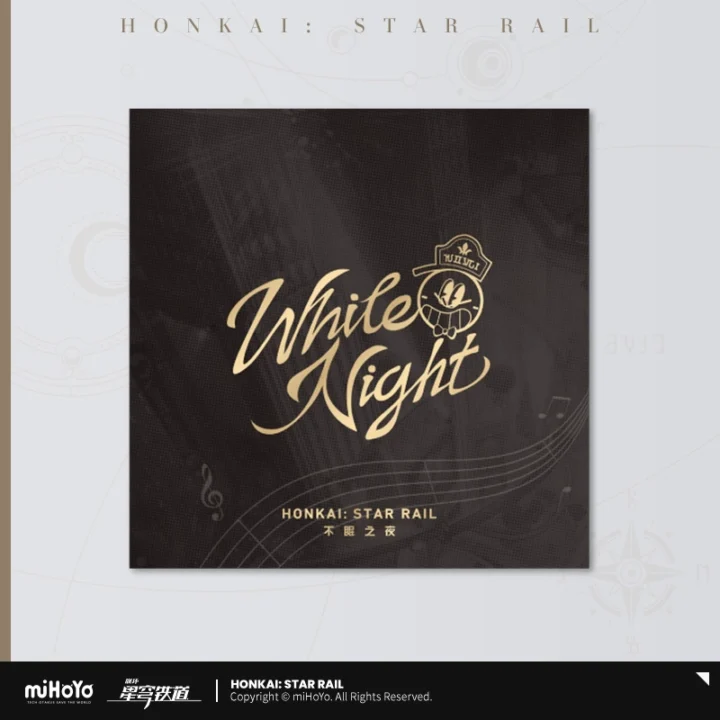 White Night Physical CD Album | Honkai : Star Rail