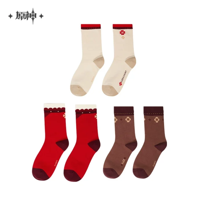 Klee Impression Socks Set of 3 Pairs | Genshin Impact