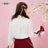 Yae Miko Impression Long Sleeve Button Shirt | Genshin Impact