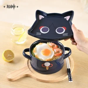 Wanderer Fairytale Cat Ceramic Tableware Set | Genshin Impact