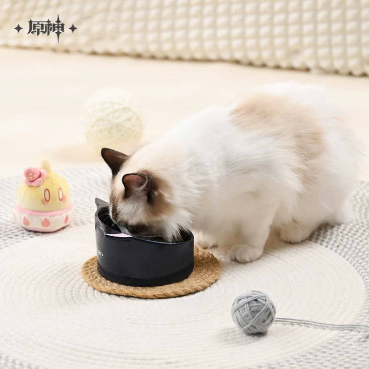 Wanderer Fairytale Cat Home Ceramic Pet Bowl | Genshin Impact