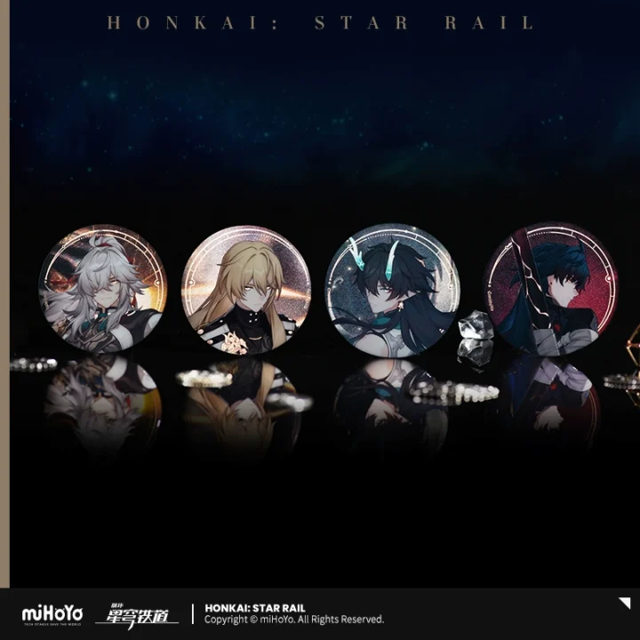 All-Stars Invitate Series Badge - Xianzhou Luofu Model Showcase Photo | Honkai: Star Rail Merch