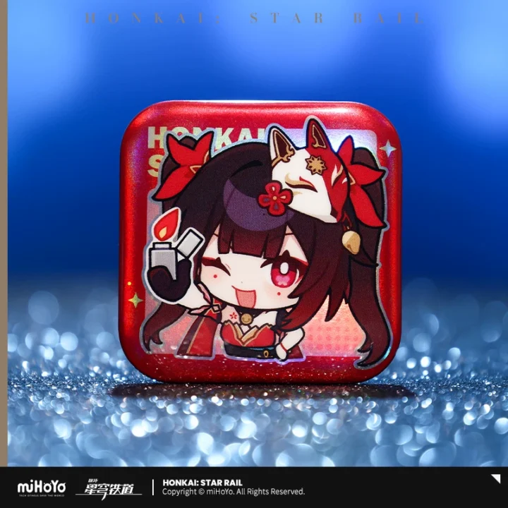 Pom-Pom Gallery Series Square Badges - Sparkle Model Showcase Photo | Honkai: Star Rail Merch