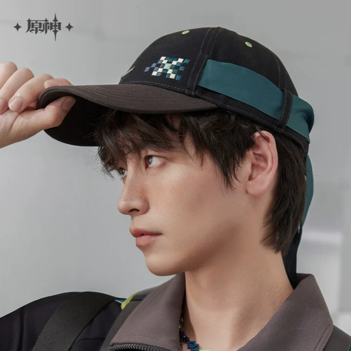Kinich Impression Denim Baseball Cap | Genshin Impact - Image 4