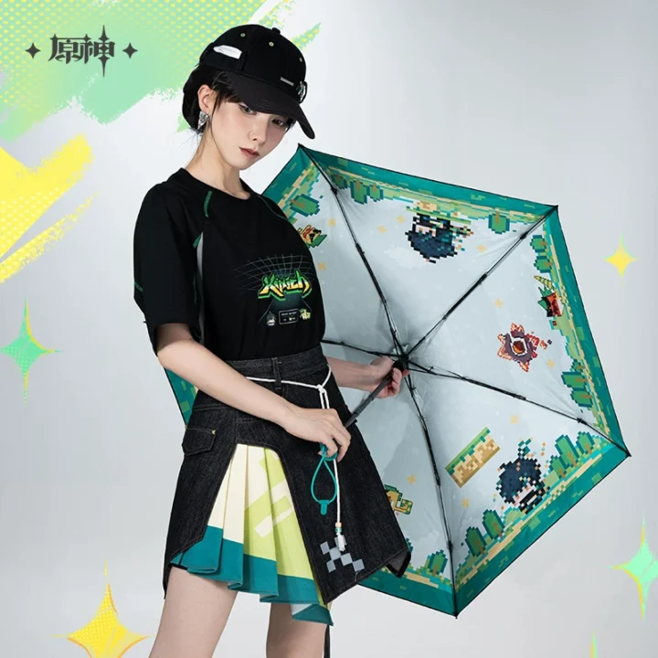Ten Thousand Flames and Foothills Series Kinich Umbrella | Genshin Impact