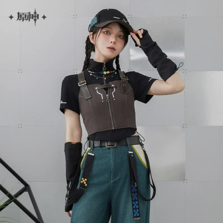 Kinich Impression Cropped Vest | Genshin Impact - Image 4