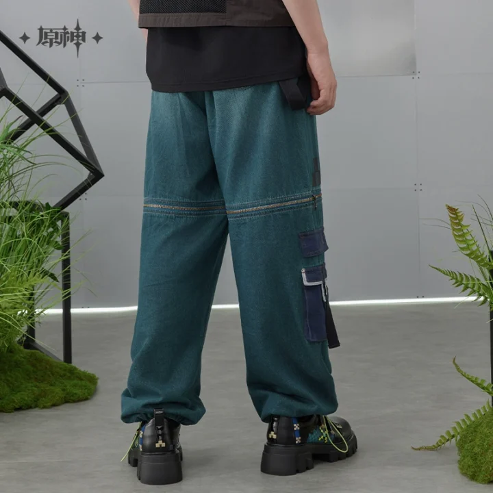 Kinich Impression Detachable Cargo Jeans/Shorts | Genshin Impact - Image 2