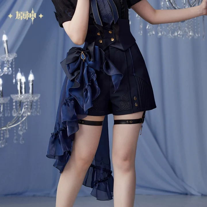 Furina Impression Shorts and Tailing Corset | Genshin Impact - Image 3
