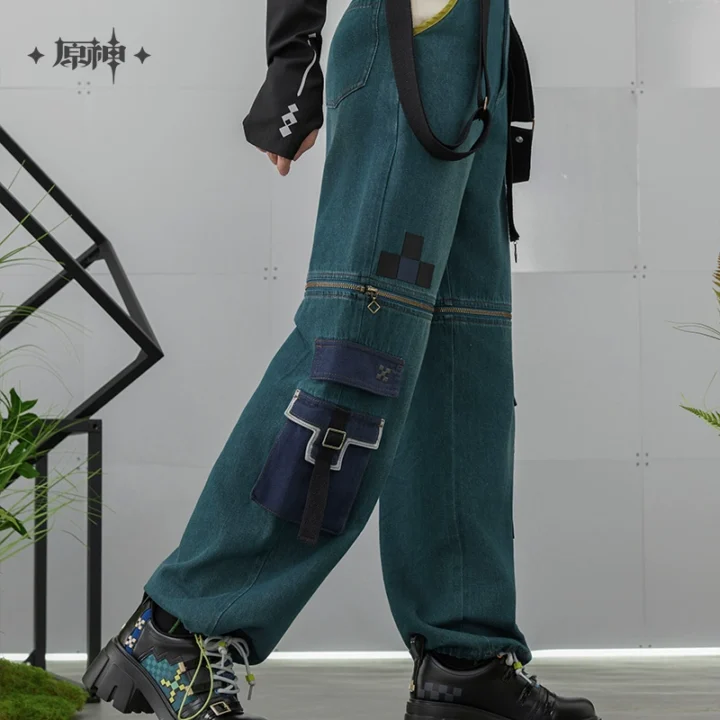 Kinich Impression Detachable Cargo Jeans/Shorts | Genshin Impact - Image 4
