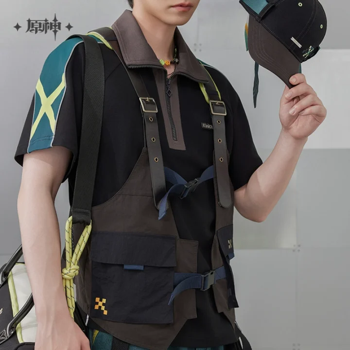 Kinich Impression Outdoor Cargo Vest | Genshin Impact - Image 3