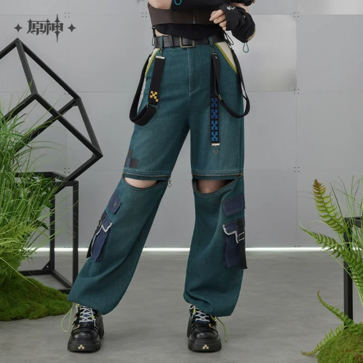 Kinich Impression Detachable Cargo Jeans/Shorts | Genshin Impact
