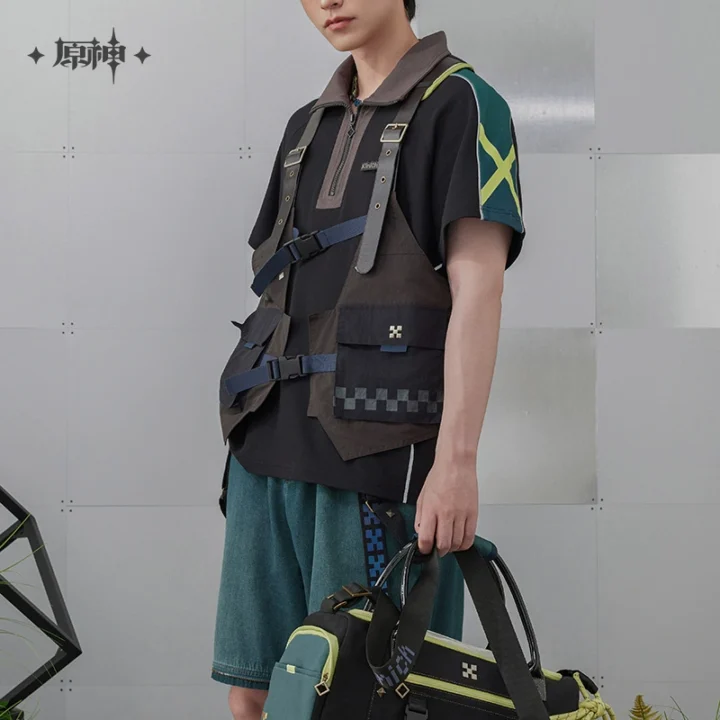 Kinich Impression Outdoor Cargo Vest | Genshin Impact - Image 4