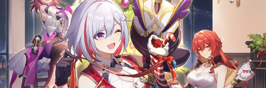 Honkai : Star Rail | Footer Subscription Banner | Topaz Astra Himeko Christmas 2023 | Hoyoverse